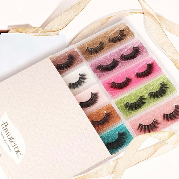 ✨Faux Mink 3D Fluffy Lashes, 10 Sets-contains 18mm & 20mm Lashes of Mixed Styles - Picture 6 of 7
